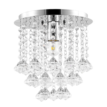 Lillibet 9.88" Traditional Transitional Iron LED Semi Flush Mount - JONATHAN Y